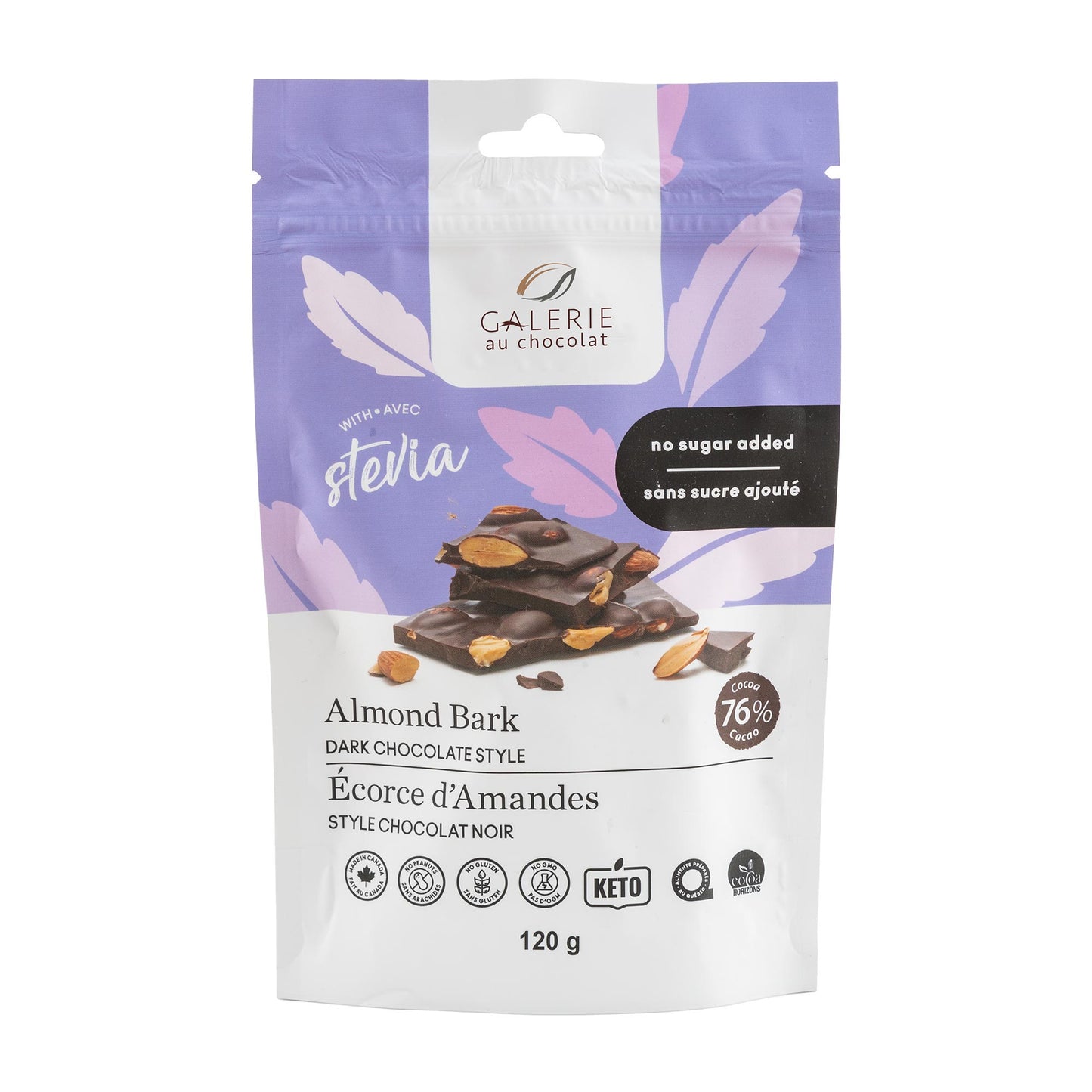 LIESSE NSA Almond Bark - 120g Bag