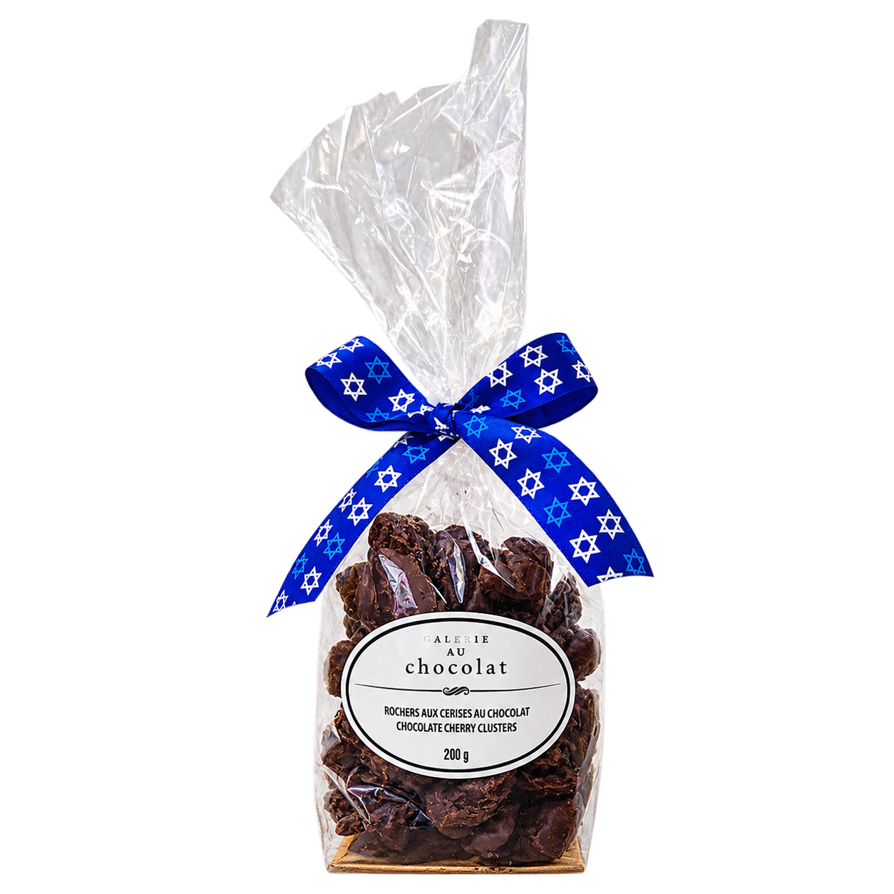 Pareve - Dark chocolate cherry clusters 200g