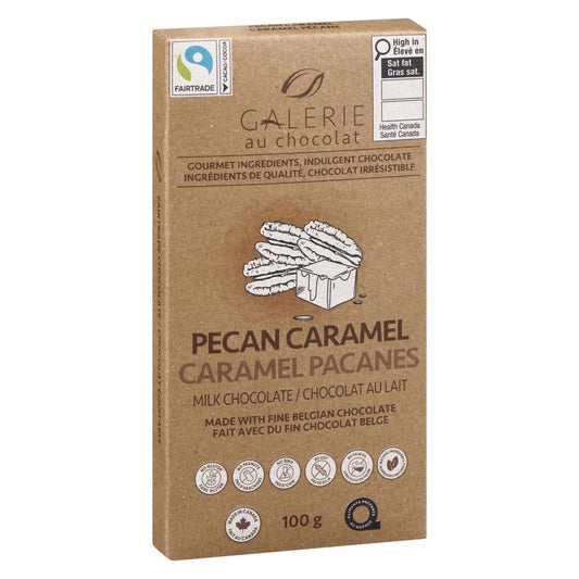 FT Pecan Caramel Milk Chocolate - 100g