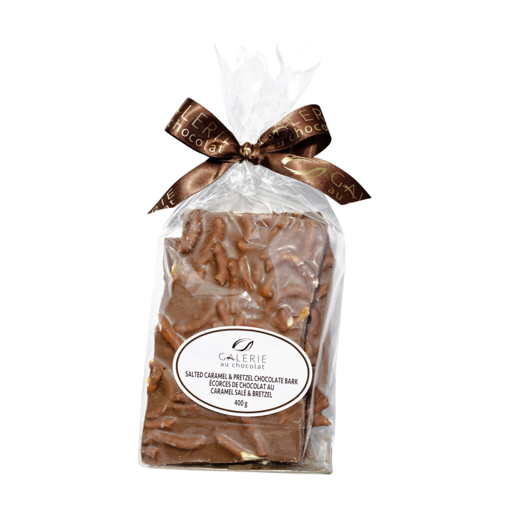 Milk Chocolate Salted Caramel & Pretzel Bark 400g