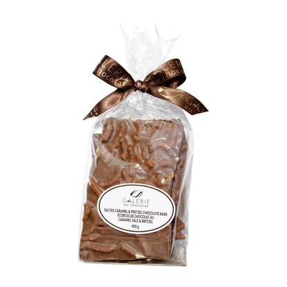 Milk Chocolate Salted Caramel & Pretzel Bark 400g
