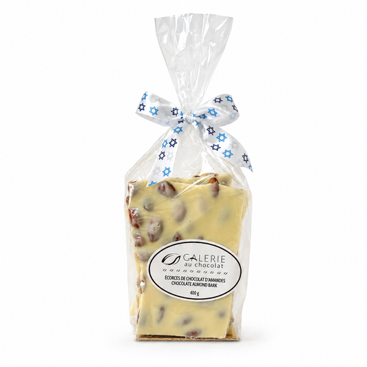 PRODUITS LAITIERS - Écorce d'amandes au chocolat blanc