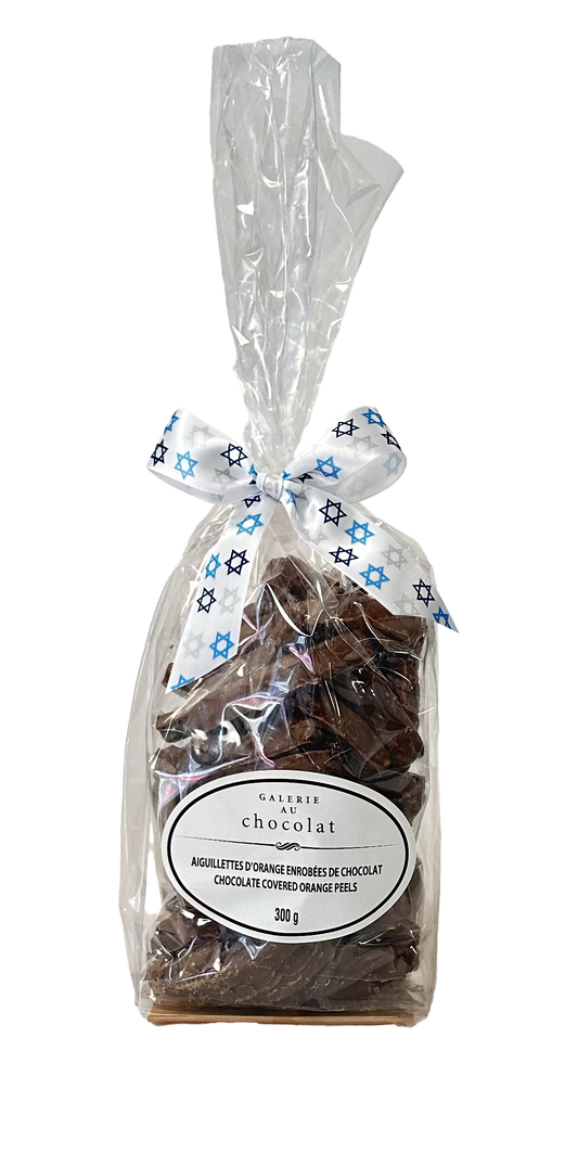 PRODUITS LAITIERS - Écorces d'orange enrobées de chocolat