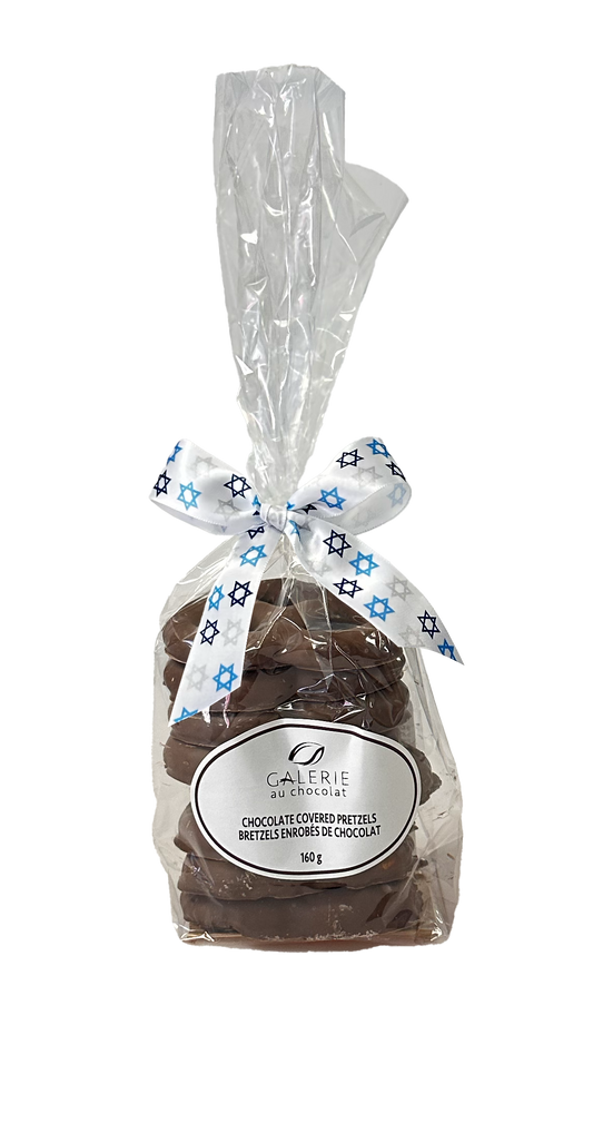 PRODUITS LAITIERS - Bretzels enrobés de chocolat au lait