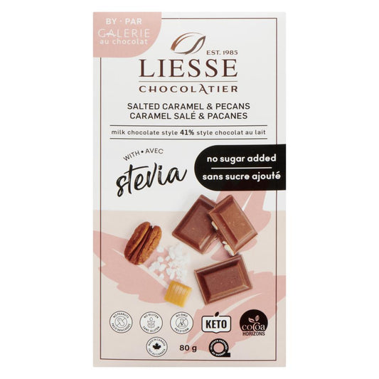 LIESSE Salted Caramels & Pecans - Bar 80g