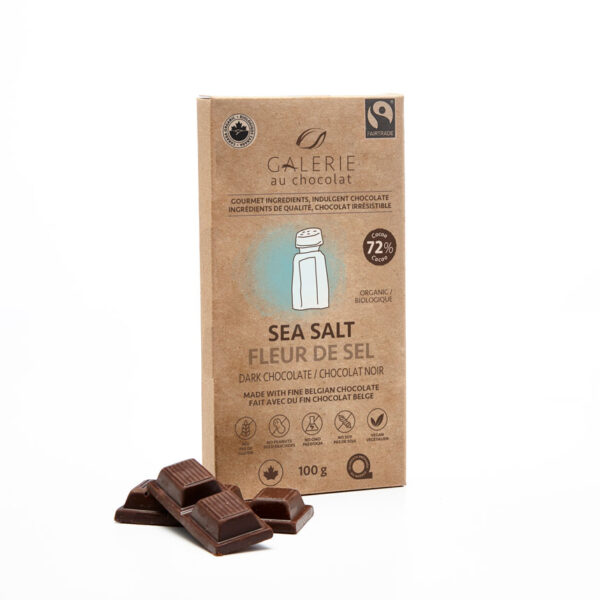 Fairtrade - Fleur de sel au chocolat noir