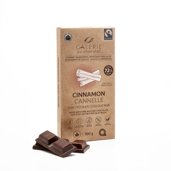 Fairtrade - Chocolat Noir Cannelle